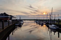 Yachthafen Otterndorf am Abend