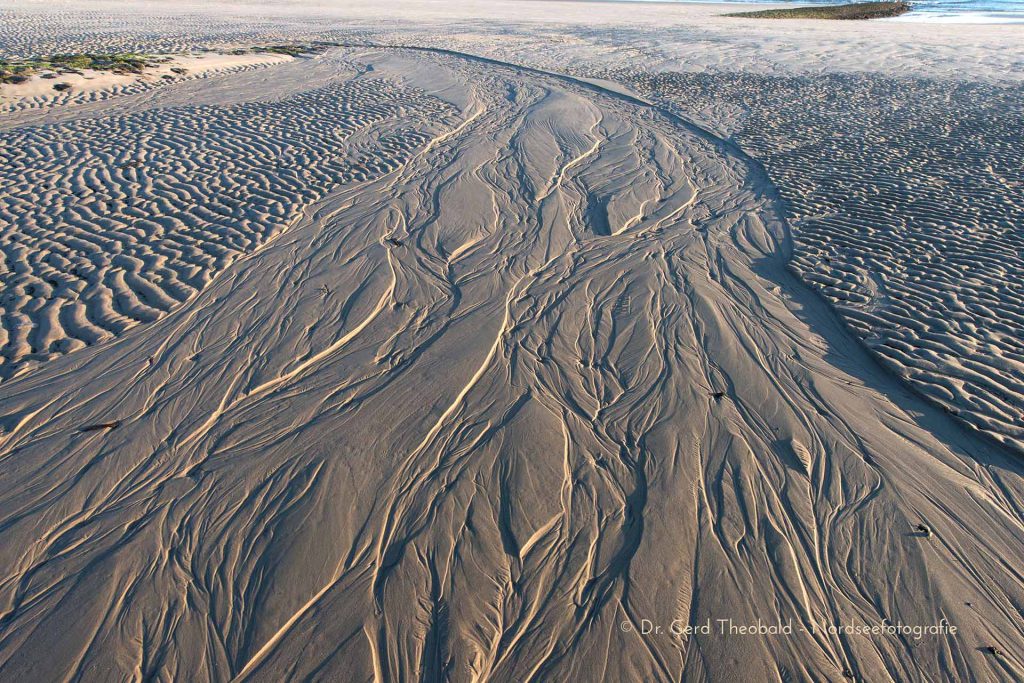 Fließstruktur Nordseestrand Wangerooge